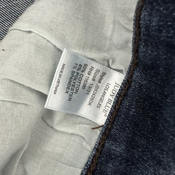 Judy Blue Jeans Womens 31 Straight Slim Fit Stretch High Rise Casual Minimalist - Picture 9 of 16